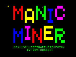 Manic Miner is loading...