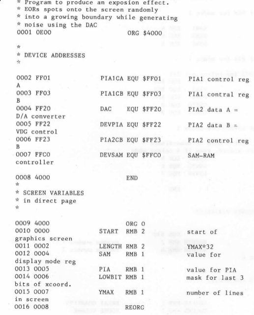 explode code fragment from book