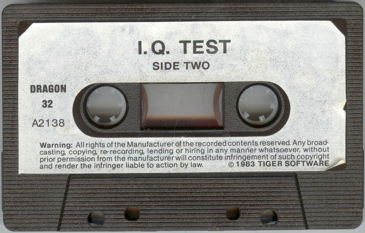 Cassette Side B.