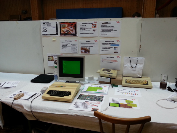 Tormod's stand, although Fuzix was on the programme I took the opportunity to educate the people about the Dragon, from its guts to its living community.