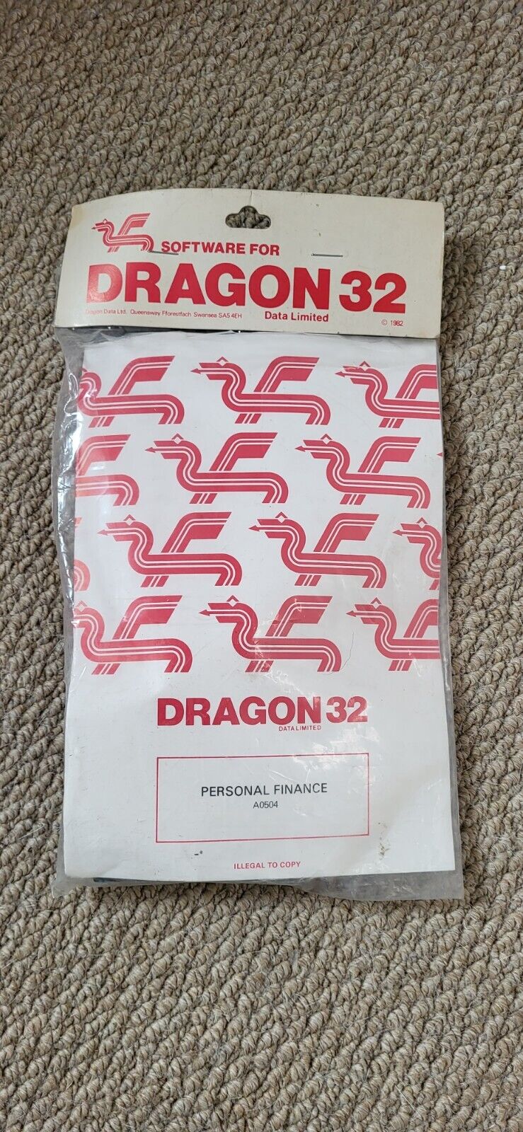 Personal finance, Dragon Data original packaging